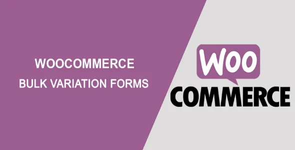 WooC Commerce Bulk Variation Forms v1.7.1