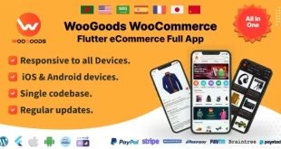 Woogoods WooCommerce - Flutter E-commerce Full App