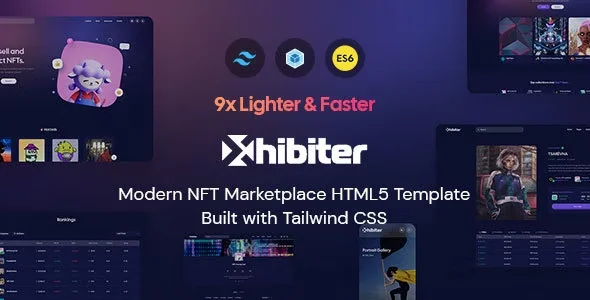 Xhibiter | NFT Marketplace HTML Template