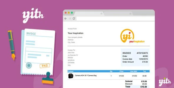 YITH WooCommerce PDF Invoices & Packing Slips v4.5.0