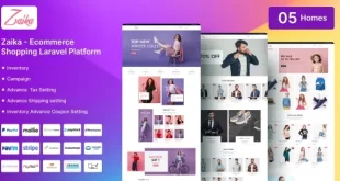 Zaika eCommerce CMS - Laravel eCommerce Shopping Platform