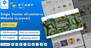 eCart Web- eCommerce Store Website with Laravel