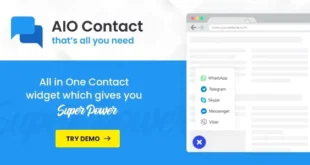 AIO Contact - All in One Contact Widget - Support Button