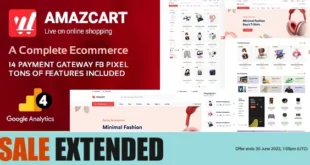 AmazCart - Laravel Ecommerce System CMS