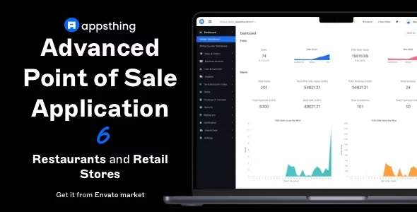 Appsthing POS - Multi Store Restaurant & Retail Point of Sale, Billing & Stock Manager Application