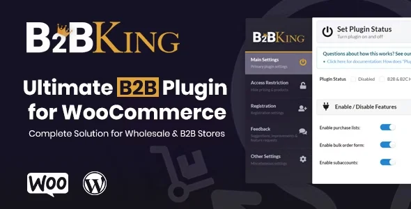 B2BKing - The Ultimate WooCommerce B2B & Wholesale Plugin