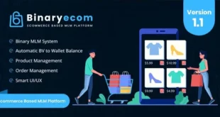 BinaryEcom - Ecommerce Based MLM Platform