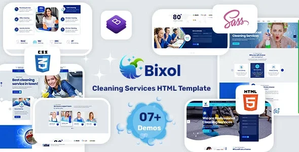 Bixol - Cleaning Services HTML Template