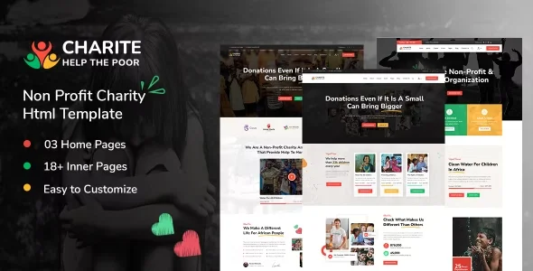 Charite - Non-Profit Charity HTML Template