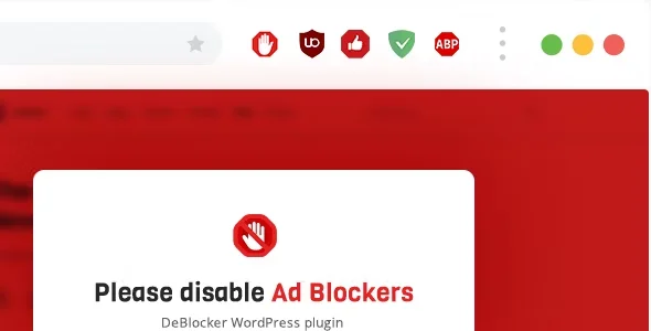 DeBlocker – Anti AdBlock for WordPress