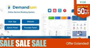 Demandium - Multi Provider On Demand, Handyman, Home service App with admin panel