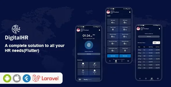 DigitalHR - A Complete HR Management System (Flutter)