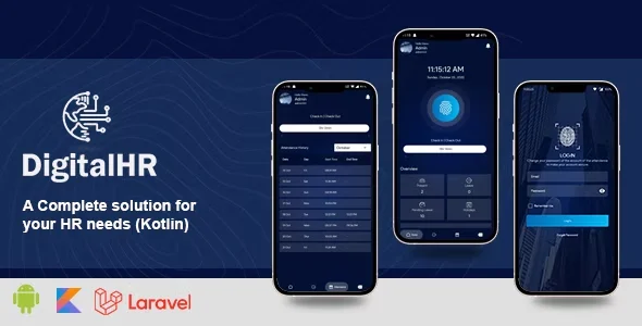 DigitalHR - A Complete HR Management System (Kotlin)