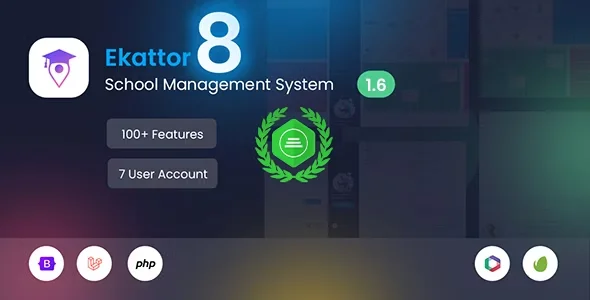 Ekattor 8 School Management System (SAAS)