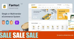 Farmart - Single or Multivendor Laravel eCommerce System