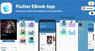 Flutter App - Ebook With Admin Panel (Online eBook Reading, Download eBooks,Books App) Flutter2.0