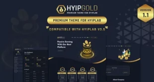 HyipGold - Premium Theme For HYIPLAB