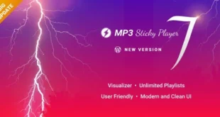 MP3 Sticky Player Wordpress Plugin