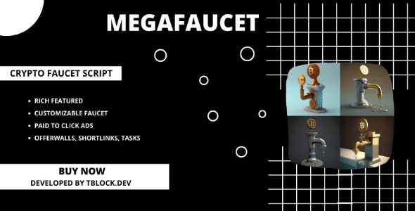 MegaFaucet - Crypto Faucet Script