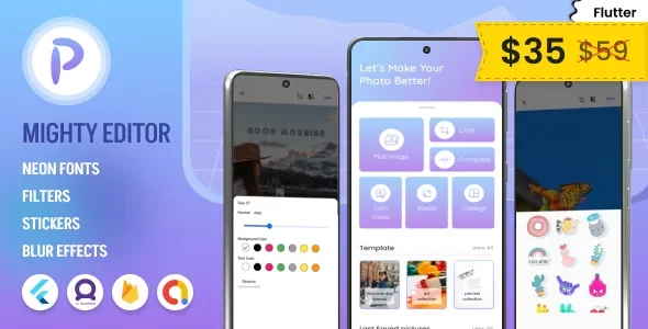 MightyEditor - Flutter Photo Editor / College App
