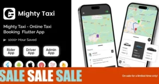 MightyTaxi - Flutter Online Taxi Booking Full Solution | User App | Admin Laravel Panel | Driver app