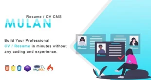 Mulan - Resume / CV CMS