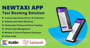 NewTaxi App - Online Taxi Booking App With Admin Panel & Driver/User Panel | Multi Payment Gateways