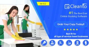 Online bookings management system for maid services and cleaning companies - Cleanto