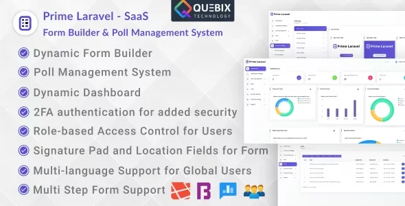 Prime Laravel Saas - Form builder & Poll Management System