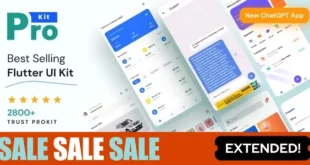 ProKit Flutter - Best Selling Flutter UI Kit with Chat GPT App