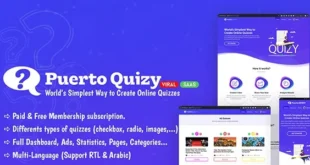 Puerto Quizy - Premium Quiz Builder Script SAAS