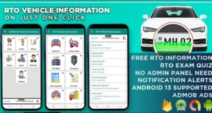 RTO Vehicle Information Android App - RTO Vehicle Info App , Vehicle Information Tracker | Admob Ads