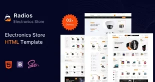 Radios - Electronics eCommerce HTML Template