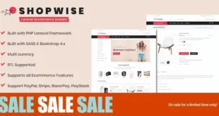 Shopwise - Laravel Ecommerce Multilingual System