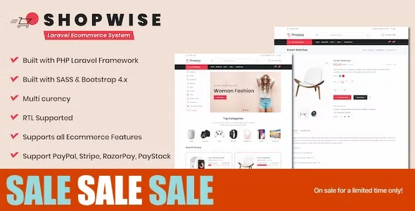 Shopwise - Laravel Ecommerce Multilingual System