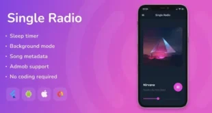 Single Radio - Flutter Full App