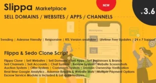 Slippa - Domains,Website ,App & Social Media Marketplace PHP Script