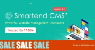 SmartEnd CMS - Laravel Admin Dashboard with Frontend and Restful API