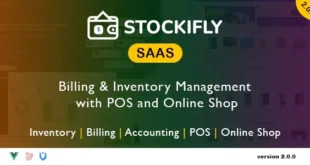 Stockifly SAAS - Billing & Inventory Management with POS and Online Shop