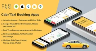 Taxi Taxi (ngày 31 tháng 5 năm 2023) – Đặt taxi/cab/taxi Flutter