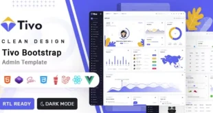 Tivo - React, Vue Js, Laravel & HTML Admin Dashboard Template