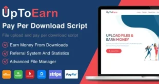 UpToEarn - File Upload And Pay Per Download Script (SAAS Ready)