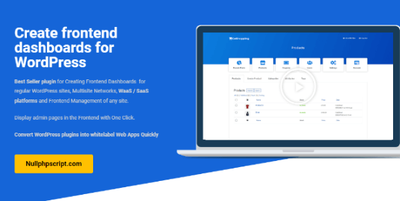 WP Frontend Admin Premium v1.19.0 Nulled