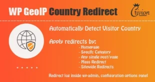 WP GeoIP Country Redirect