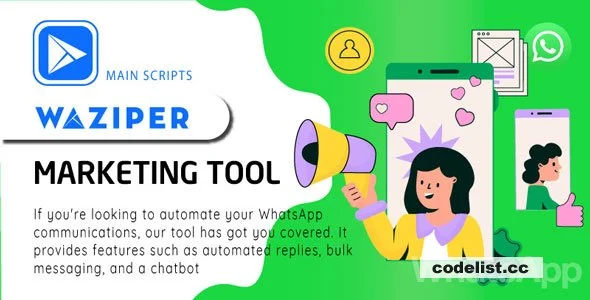 Waziper v5.0.1 Nulled – WhatsApp Marketing Tool PHP Script