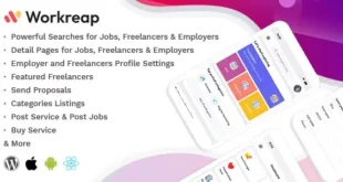 Workreap React Native - Android and IOS Mobile APP