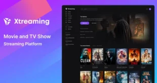 Xtreaming v1.0 – Movie and TV Show Streaming Platform PHP Script