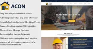 Acon - Architecture and Construction Website CMS