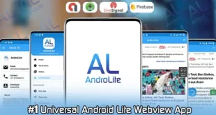 AndroLite - Easy Configurable Android WebView App Template
