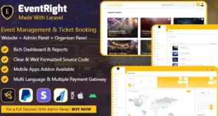 EventRight - Ticket Sales and Event Booking & Management System - (saas)